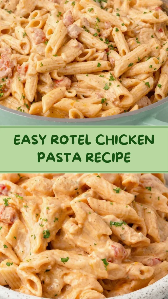 easy Rotel Chicken Pasta recipe