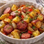 Baked Smoked Sausage and Potatoes – Easy Oven-Roasted Dinner 9 Baked Smoked Sausage and Potatoes 2 (1)