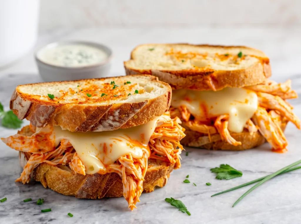 Buffalo Chicken Grilled Cheese Sandwich Recipe 2