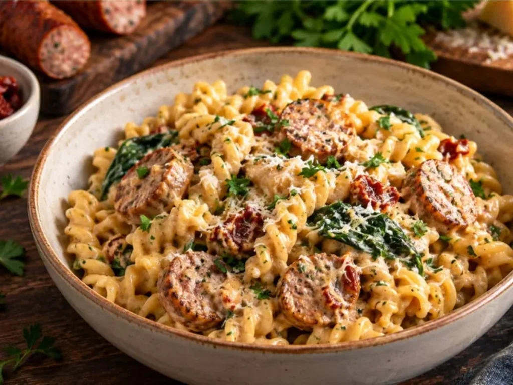 Creamy Andouille Sausage Pasta 2