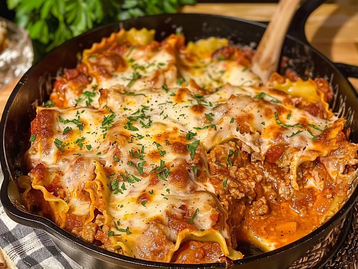 Skillet Lasagna Recipe for Easy Family Dinners